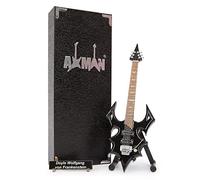 Doyle Wolfgang von Frankenstein (The Misfits): Annihilator Miniature Guitar Replica - Music Gifts - Handmade Ornamental 1/4 Scale - Includes a Display Box, Name Tag and Miniature Guitar Stand
