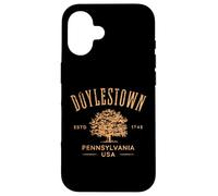 Doylestown Pennsylvania Vintage Distressed Design Souvenir Case for iPhone 16