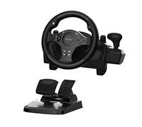 DOYO Gaming Steering Wheel with Pedals, 270° Wheel, Racing Wheel with Vibration Feedback and Double Motor, PC Steering Wheel for Xbox One, PS4, PC, PS3, Xbox Series X|S, Switch