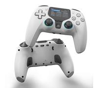 DOYO Interactive Screen Wireless Gaming Controller for PC/Switch/iOS/Android, Gaming Controller with Hall Effect Stick & Trigger/Programmable/RGB Light/Dual Vibration/Gyro/Turbo/3.5mm Headphone Jack