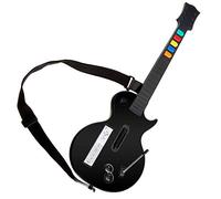 DOYO Wii Guitar Hero, Wireless Guitar for wii guitar hero and Rock Band Games, Compatible with All GuitarHero games, Rock Band 2, Legends of Rock, Black