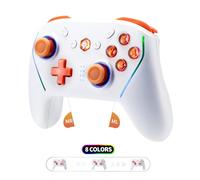 DOYO Wireless Controller for Switch, Switch Pro Controller for Switch Lite, Switch Remote Gamepad Joystick, 1020mAh/RGB Lightning/Programmable/Dual Vibration/Gyro/Turbo/NFC/Wake-Up/Screenshot