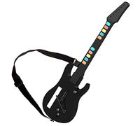 DOYO Wireless Wii Guitar Hero Controller for Guitar Hero Wii and Rock Band 2 Wii U Games (Excluding Rock Band 1) with Strap, Color Black