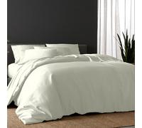 DOZ by SIJO 100% Viscose from Organic Bamboo Duvet Cover Set, 1 Duvet Cover and 2 Pillowcases, Buttery Soft, Cooling for Hot Sleepers, Silky Breathable, Oeko-TEX, High GSM (Ivory, Full/Queen 90"x90")