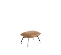 Doze Ottoman Leather Padded Cognac/Anthracite Black