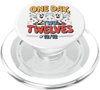 Dozen Day December Vibes 12.12 Funny Egg Celebration Tee PopSockets PopGrip for MagSafe