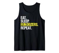 Dozer Operator Eat Sleep Routine Tank Top