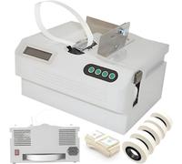 DOZPAL 24 Times/Min Currency Strapping Tool - Automatic Cash Bundling Machine Small Paper Strapping Machine Small Banknote Baling Machine with 5 Rolls Strapping Tape