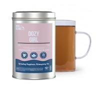 Dozy Girl Chamomile Tea Tin 100g (50 Cups) | Caffeine-Free Herbal Sleep Loose Leaf Tea with Chamomile, Lavender & Rose | Floral Bedtime Relaxing Infusion for Night-Time Calm