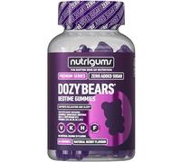 DOZYBEARS® Bedtime Gummy | 5-HTP, L-Tryptophan + Vitamins C, B2, B3, B5, B6 B12 Chamomile & Lemon Balm | No Added Sugar | Mixed Berry Flavour | 60 Vegan Gummies | Support Rest & Sleep | Age 12+