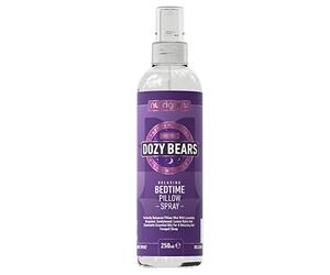 DOZYBEARS The Ultimate Bedtime Pillow Spray 250ml | Calming and Relaxing Pillow Mist with Soothing Scents of Lavender, Lemon Balm, Chamomile, Sandalwood and Bergamot | Support Sleep & Rest