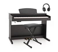 DP-10X Digital Piano by Gear4music + Accessory Pack Matte Black