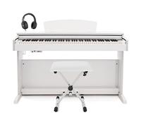 DP-10X Digital Piano by Gear4music + Accessory Pack White