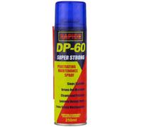 DP-60 Penetrating Releasing Cleaning Spray 250ml Aerosol Lubricant - Stops Squeaks, Loosens Rust, Frees Sticky Mechanisms (95089)