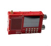 DP-666 TEF6686 Software Defined Radio Kit for fm AM SW Tuner 2.8 Inch IPS Display Portable Receiver Module For STEM Learning Gifts(Red)