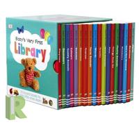 Baby's Very First Library Toddler Early Learning 18 Books Box Set Collection