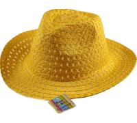 DP Boys Easter Cowboy Hat - Ideal to decorate - Yellow