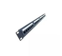 DP Building Systems 90-0030. Connector(s): RJ-45. Mounting: Rack mounting Rack capacity: 1U Product colour: Black. Products per master (outer) case: 20 pc(s)