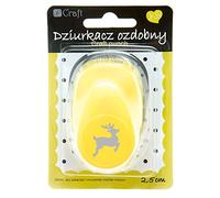 dp Craft 1-Piece 2.5 cm Craft Punch Reindeer, Multi-Colour