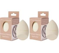 DP Eco-Collective® Premium Biodegradable Beauty Blender, Vegan & Latex-Free (Pack of 2)