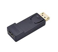 Dp To Hdmi Adapter Cable Creation Plated Converter Male To Female For Display Port Enabled Desktops And Laptops To Connect To Hdmi Displays Adapter Black Useful and Professional