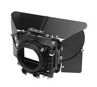 DP30 4X4 Carbon Fiber Swing Away Matte Box with Rod Adapter, Rugged and Structure, 90 Degree Design, Three Light Barriers, Adjustable Matte Box, Universal Rod Rail,