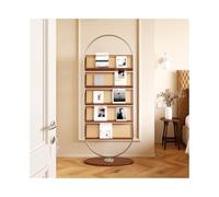 dP3sQ8mXjN Floor Standing Magazine Rack Floor-standing Magazine Rack Mid-Century Display Shelf Solid Wood Book Organizer for Newspapers and Picture Books(Cherry Wood)