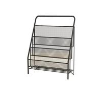 dP3sQ8mXjN Floor Standing Magazine Rack Nordic Light Luxury Magazine Rack Multi-Layer Iron Storage Stand for Books Organizer for Picture(Black,Small)
