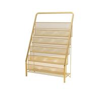 dP3sQ8mXjN Floor Standing Magazine Rack Nordic Light Luxury Magazine Rack Multi-Layer Iron Storage Stand for Books Organizer for Picture(White,Large)