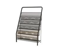 dP3sQ8mXjN Floor Standing Magazine Rack Nordic Light Luxury Magazine Rack Multi-Layer Iron Storage Stand for Books Organizer for Picture(Black,Large)