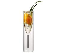dP3sQ8mXjN flûte à Champagne en Plastique breloques de fête d Champagne Glasses, Double Glass Tall Flute Set of 1, Capacity 3.73 oz for Valentine's Day Christmas