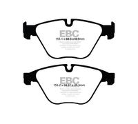 DP42103R Ebc Yellowstuff Front Brake Pad Set Fits BMW 5 Series