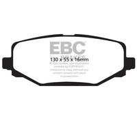 DP61889 Ebc Greenstuff Rear Brake Pad Set Fits Chrysler Fiat Freemont Grand Voya