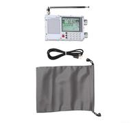 DP666 Radio With TEF6686 Chip For Full Band FM AM LW SW, 2 8 Inch Resistive Touchscreen, RDS Data Display, Multi Language Support, Digital Signal Processing, 5000mAH Battery(white)