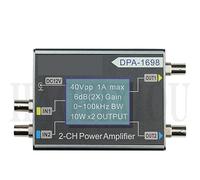 DPA1698 High Power Dual Channel Amplifier Bandwidth 100KHz DDS Function Signal Generator DC Output 40Vpp