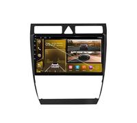 DPBXQ Android Car Stereo 10 Inch Android 12 HD Touchscreen for Audi A6 C5 1997-2004 S6 1999-2004 RS6 2002-2006 GPS Navigation Bluetooth Support 4G Wifi Screen,Wifi,BT,Mirror Link