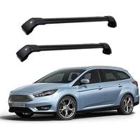 DPBXQ Car Roof Rack Cross Bars for Ford Focus Estate 2011 2012 2013 2014 2015 2016 2017 2018, Car Luggage Rack Aluminum Alloy,Roof Box Accessories,2Pcs,1