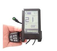 DPC10 E-Bike LCD Display, Electric Bike Speed Controller Display with Waterproof 5-Pin Female Connector, 22.2mm Handlebar Mounted LCD Screen for E-Bikes & Electric Scooters
