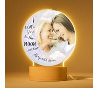 DPDP Personalised Gifts for Family, Customised Birthday Gifts for Dad Mom Grandma Grandpa, Custom Picture Frames with Photo, The Perfect Presents for Valentine's, Father's & Mother's Day