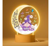 DPDP Personalised Nana Gifts - Custom Night Light with Kids Names, Customised Birthday Gifts for Grandma Grandpa Nana Mom, The Perfect Presents for Mother's Grandparents & Christmas Day