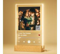 DPDP Personalised Spotify Plaque-Personalised Spotify Plaque with Music and QR Code, Original Gift for Birthday, Valentine's Day, Couples, Anniversaries, Christmas