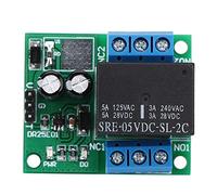 DPDT Relay Module - DC 5-24V 3-5A Flip-Flop Latch Bistable Relay Board (Self-Locking, Double Pole Double Throw)