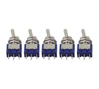 DPDT Toggle Switch 3A 250V ON-OFF-ON Self-Adjusting