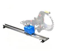 DPDZSW Φ2.75inch Guide Rail for Electric Concrete Saw Wall Cutter, Linear Rail Automatic Cutting, Adjustable Cutting Depth, Alloy Guide, Wall Mount Remote Control 1.5m