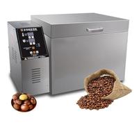 DPDZSW 2000g/4000g Coffee Roaster Machine, Electric Coffee Bean Roaster Stainless Steel Roasting Machine with Timer Temperature Adjustable for Baking Coffee, Chestnut, Peanuts, Grain Type10