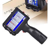 DPDZSW Handheld Inkjet Printer, Inkjet Code Printer, Portable 600DPI HD Smart Touch Screen Printer, for Trademark,Logo,Graphic,Date Coder,Label etc (Inkjet Printer)