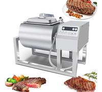 DPDZSW Meat Tumbler Marinator, 36lb/18L Vacuum Tumbler Marinating Machine, Vegetable Curing Machine, 3-Speed Bidirectional Rotation, Fast Food Processing for Burger Shops
