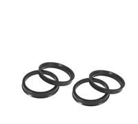 DPEDFVXVMR 4pcs 64.1mm-66.6mm 65.1mm -72.56mm 72.56mm-74.1mm Universal Car Hub Centric Rings Wheel Bore Center Spacer ABS Plastic Hubcentric Wheel Spacers(66.6-56.6mm)