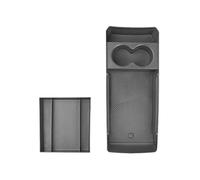 DPEDFVXVMR Armrest Storage Box For Kia EV5 Double Layer Storage Box With Water Cup Holder Car Tuning Center Console Armrest Organizer Interior Accessories Centre Console Organiser Tray(2)
