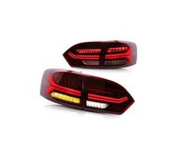 DPEDFVXVMR Fog Lamp Tail LampAssy 2Pcs For Jetta 2011-2014 For Sagitar 2012-2014 Car Rear Lamp Assembly W/Left Fog Light LED Tail Lights Taillight Assembly(Red)